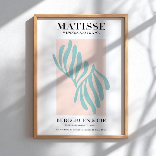 Matisse: Berggruen & Cie - Minimalist Exhibition Poster Wall Art