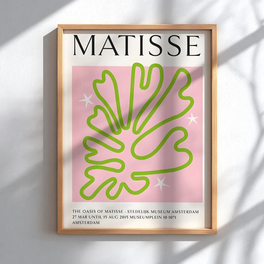 The Oasis of Matisse - Modern Minimalist Abstract Exhibition Wall Art