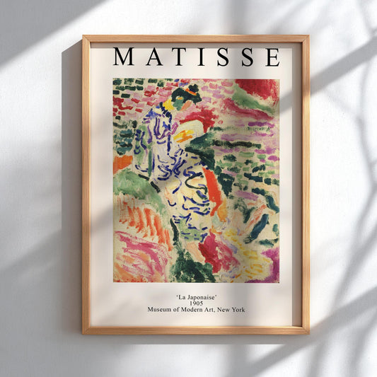 Matisse: La Japonaise - Modern Minimalist Figure Illustration Wall Art