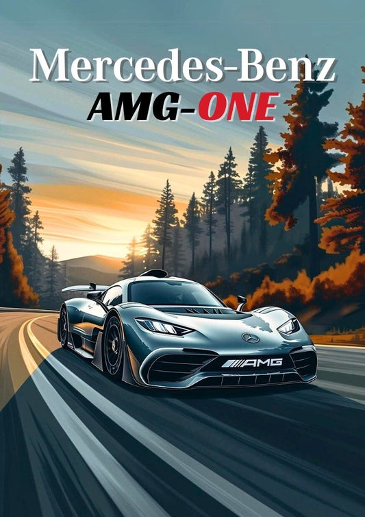 Affiche Mercedes-Benz AMG-One – Décoration murale moderne pour hypercar