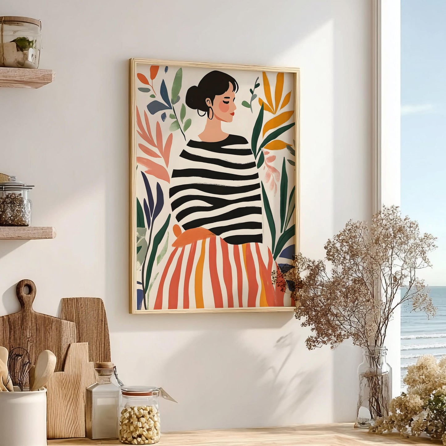 Couture Lines Modern Art - The High-Fashion Illustration Wall Print