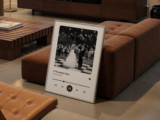 Personalised Music Player Photo Poster
