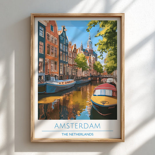 Amsterdam, Netherlands: The Meridian – Modern Travel Art