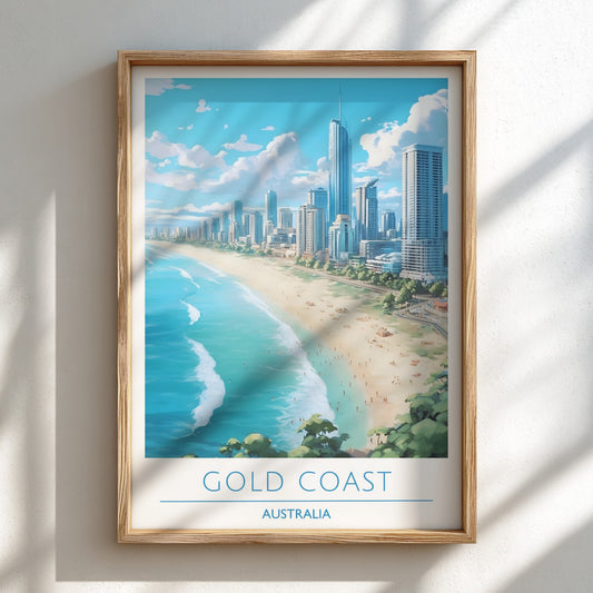 Gold Coast, Australia: The Glint – Modern Travel Art