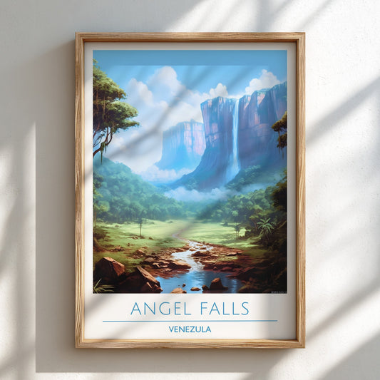 Angel Falls, Venezuela: The Heights – Modern Travel Art