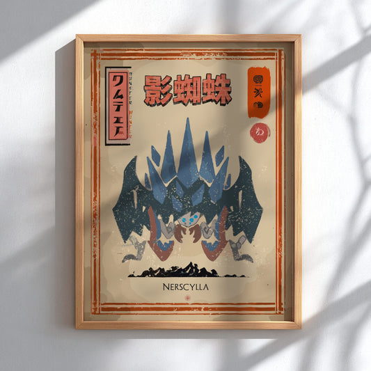 Nerscylla Poster - Monster Hunter Wall Art Print
