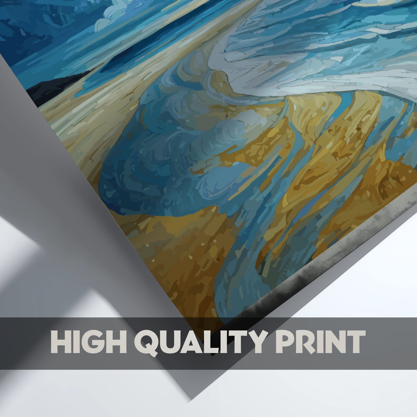 Open Waters - Minimalist Calm Sea and Pale Sky Coastal Wall Art