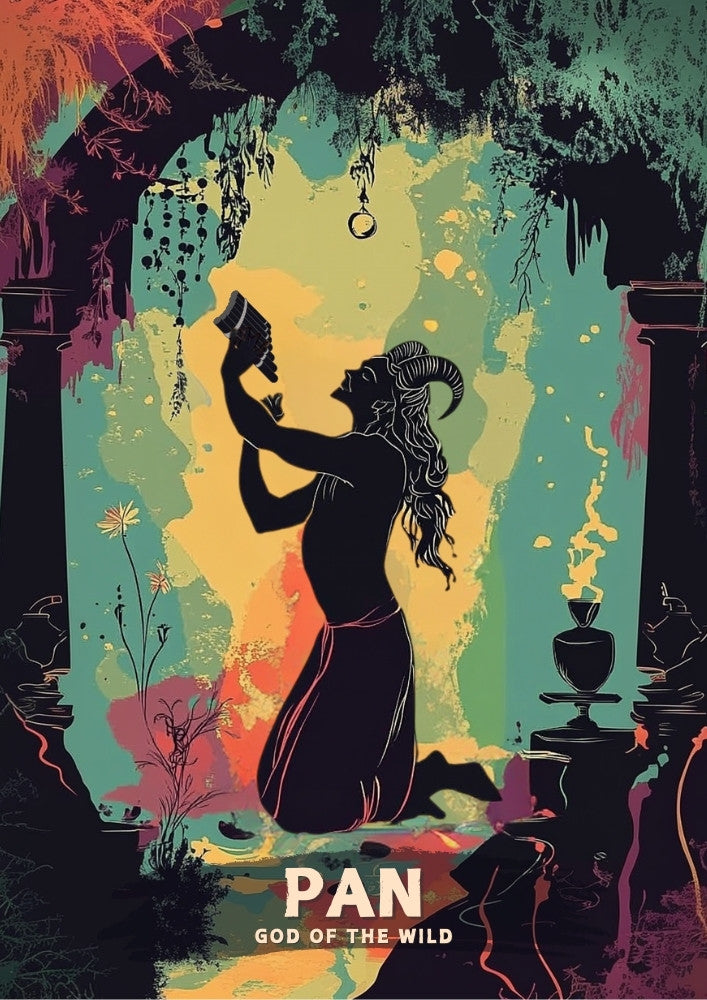 Pan God Poster - Greek Mythology Artwork