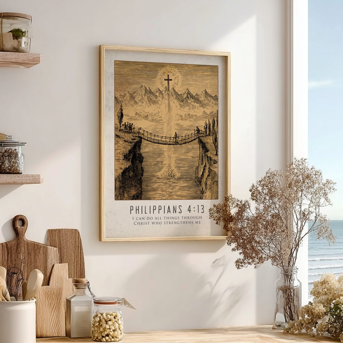 Die Heimreise – Jesus Christus – Zeichnung