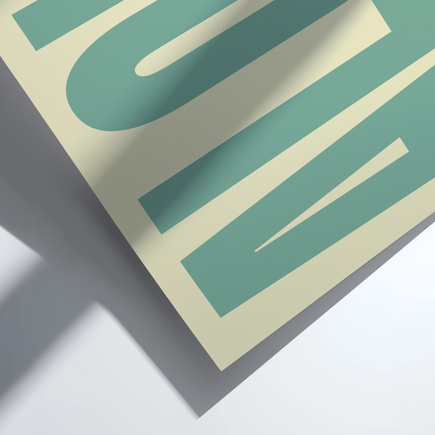 Minimalist ALOHA poster featuring modern typography, and elegant design for home decor.