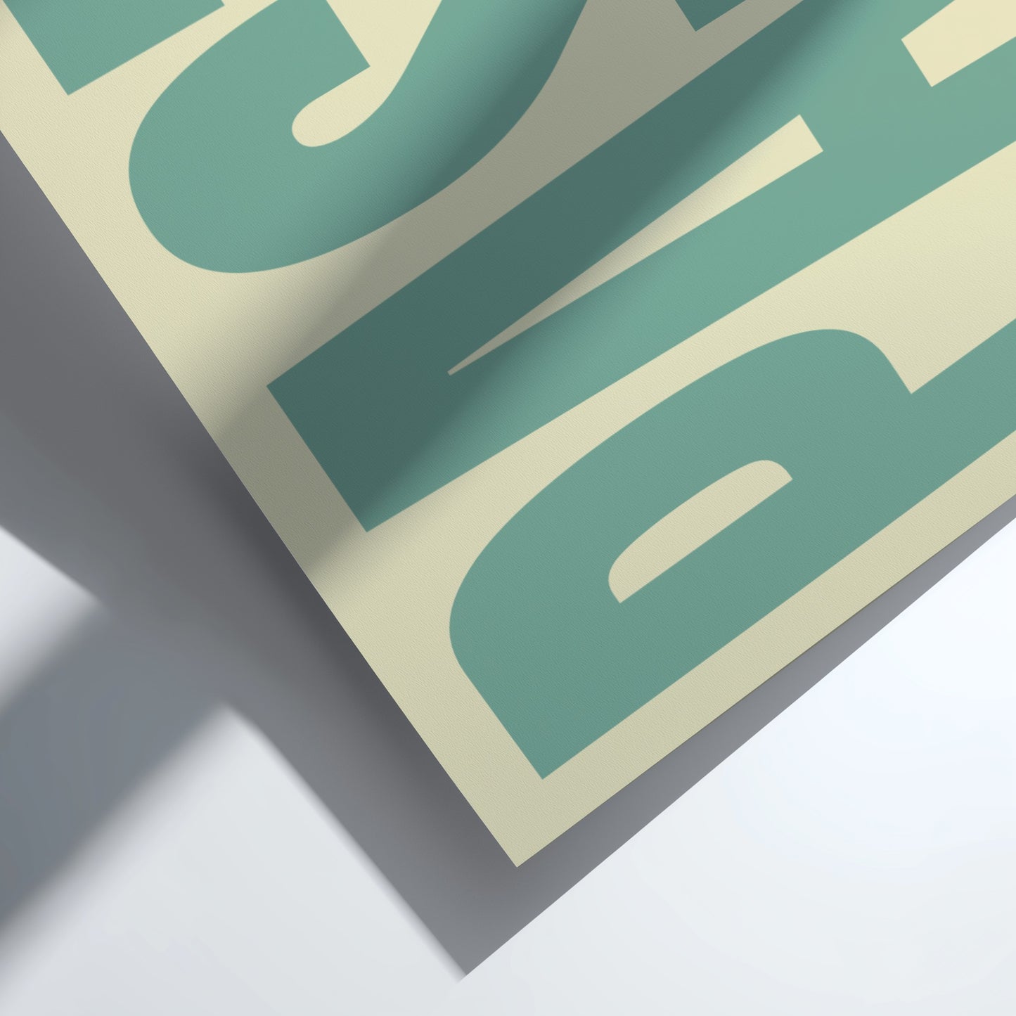 Pasta poster featuring a bold typography, ideal for kitchen decor.