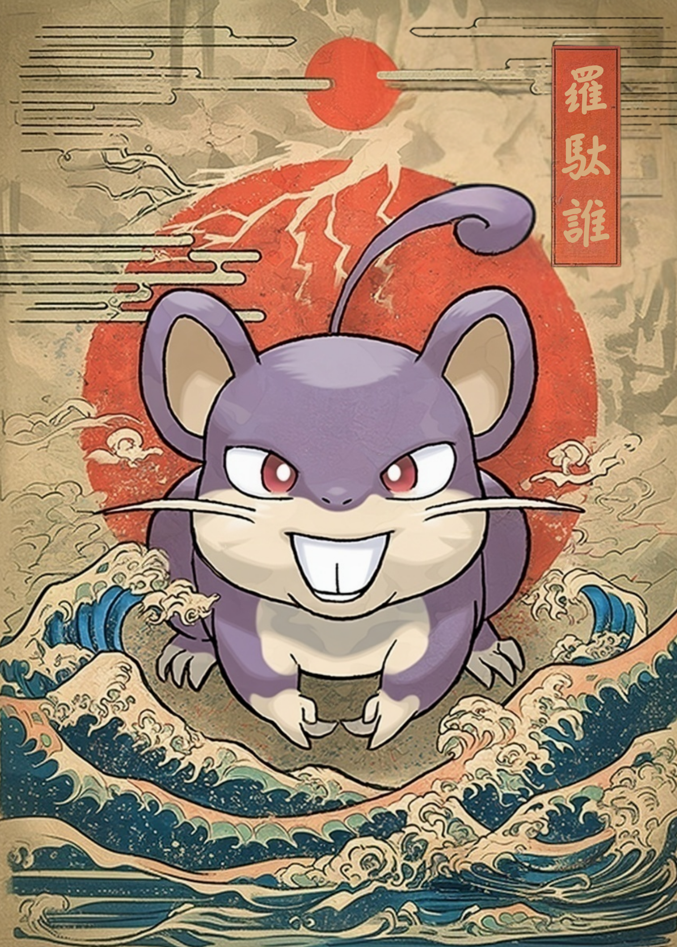 Rattata Pokemon Poster