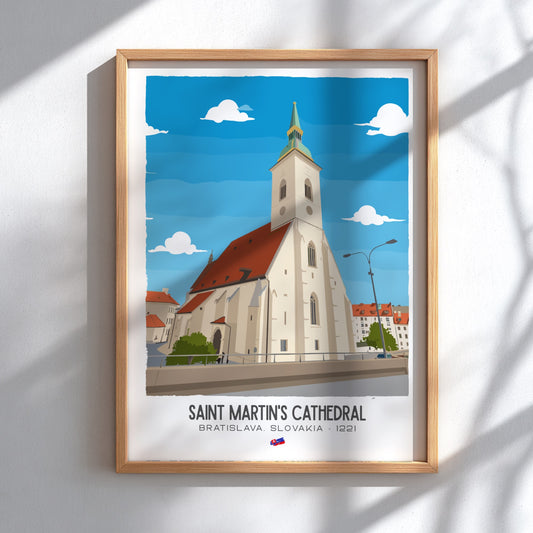 Saint Martins Cathedral Bratislava Art - The Royal Coronation Masterpiece Wall Print