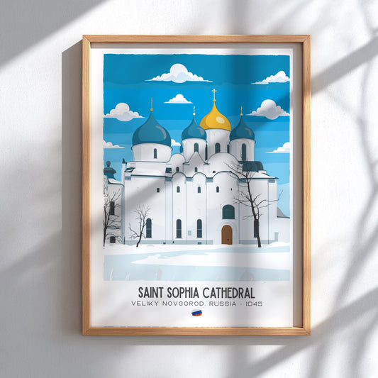 Saint Sophia Cathedral Novgorod Art - The Ancient Wisdom Wall Print