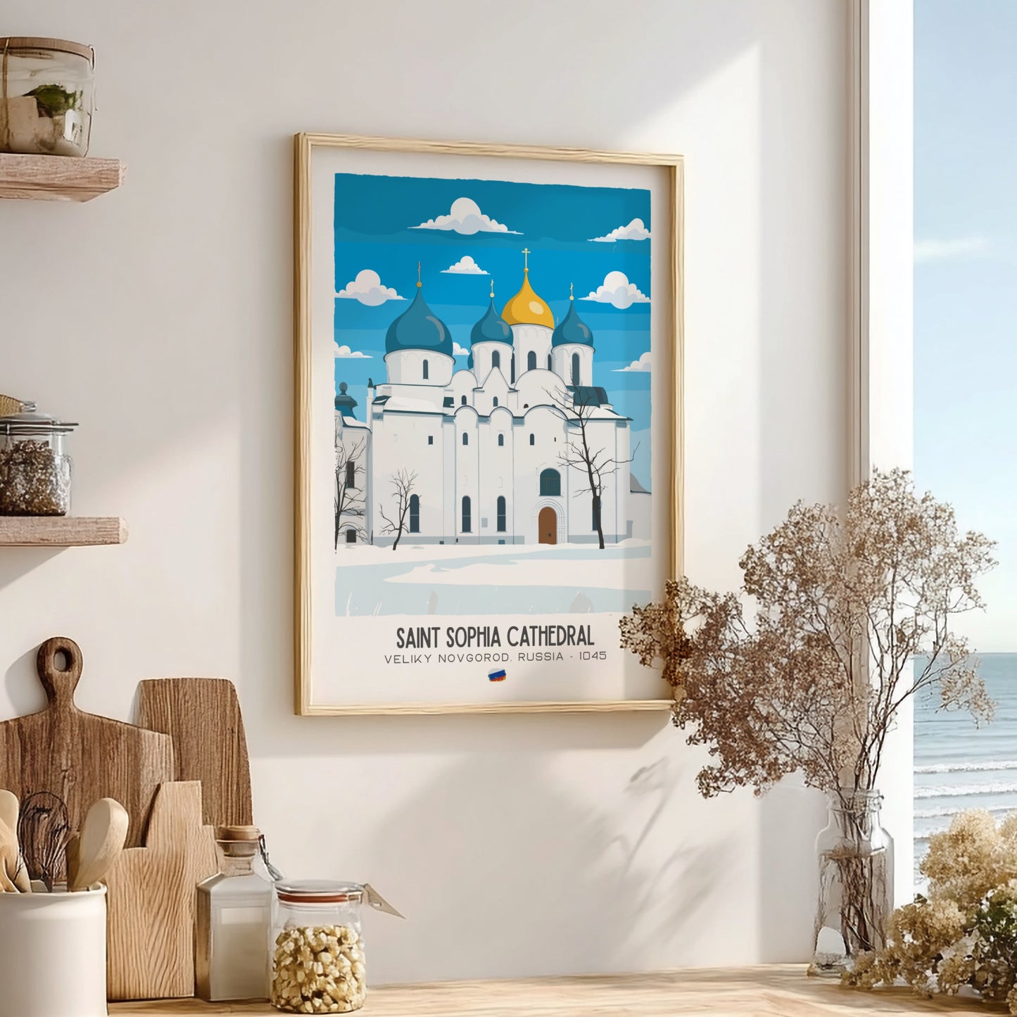 Saint Sophia Cathedral Novgorod Art - The Ancient Wisdom Wall Print
