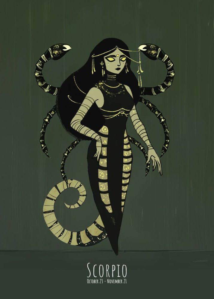 Zodiac sign poster