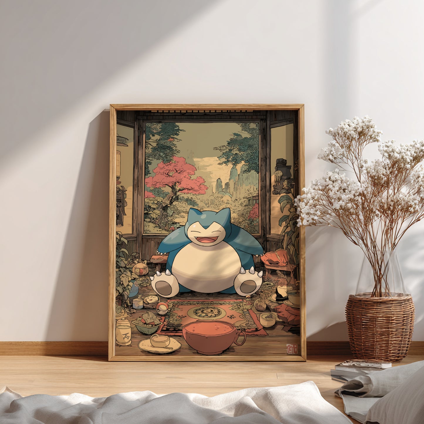 Snorlax Pokemon Poster