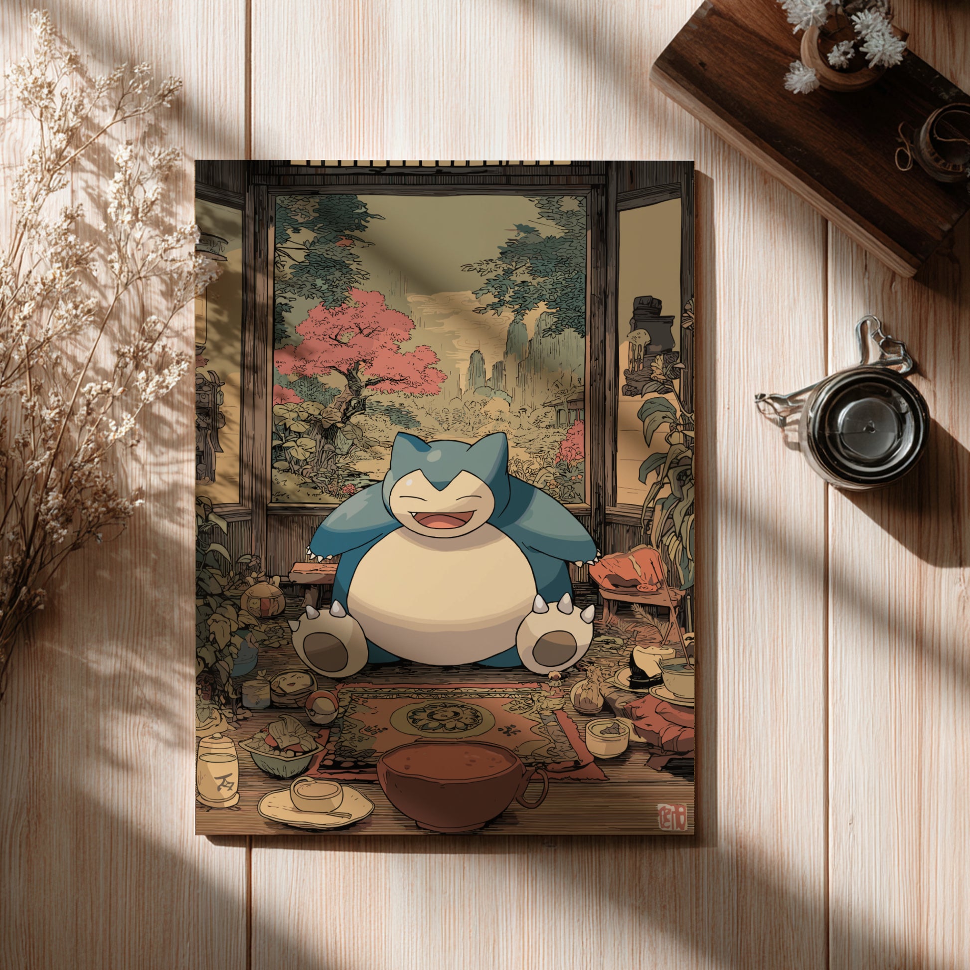 Snorlax Pokemon Poster