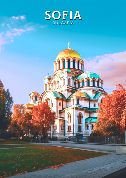 Impression de voyage à Sofia - Œuvre d'art bulgare