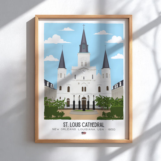 St. Louis Cathedral New Orleans Art - The French Quarter Masterpiece Wall Print