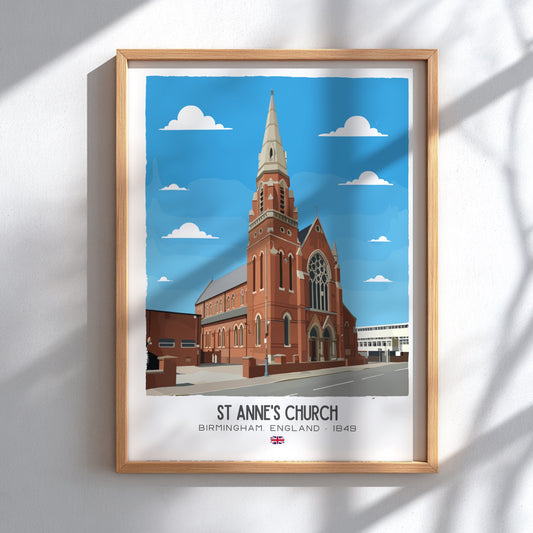St Anne’s Church Kew Art - The Royal Parish Masterpiece Wall Print