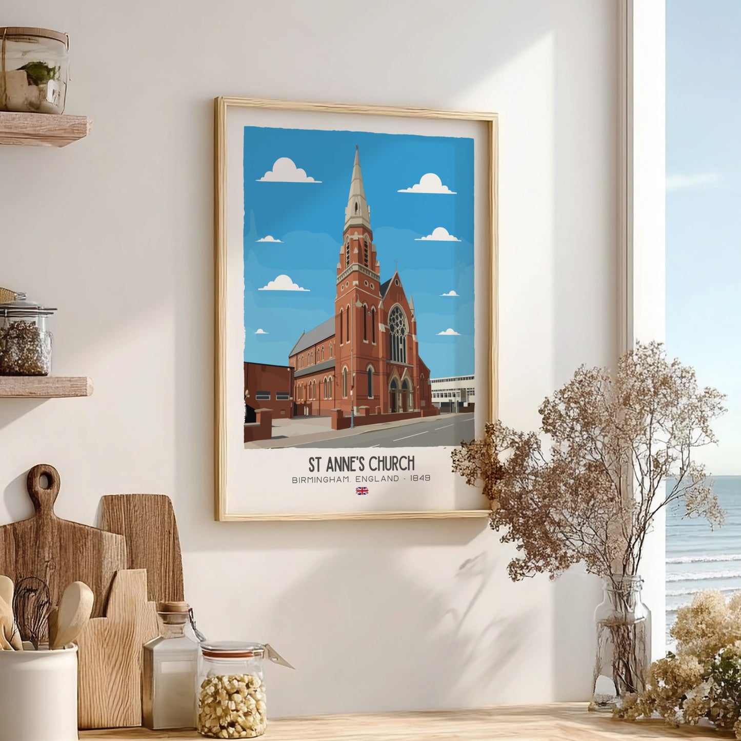 St Anne’s Church Kew Art - The Royal Parish Masterpiece Wall Print