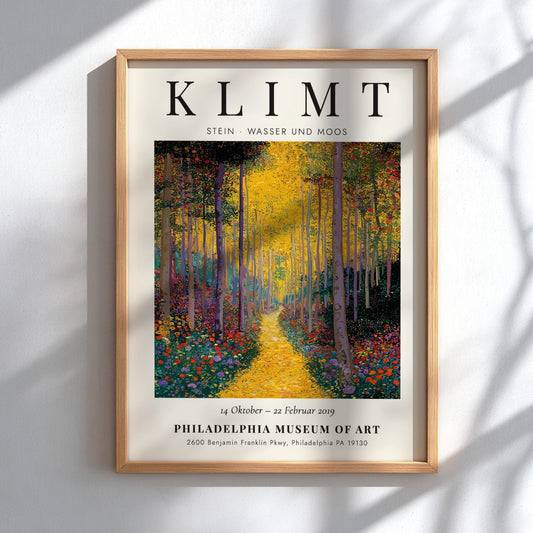 Stein - Wasser und Moos poster featuring vibrant colors and nature-inspired design, perfect wall art inspired