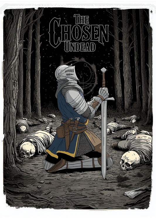 Illustration of The Chose Undead from Dark Souls