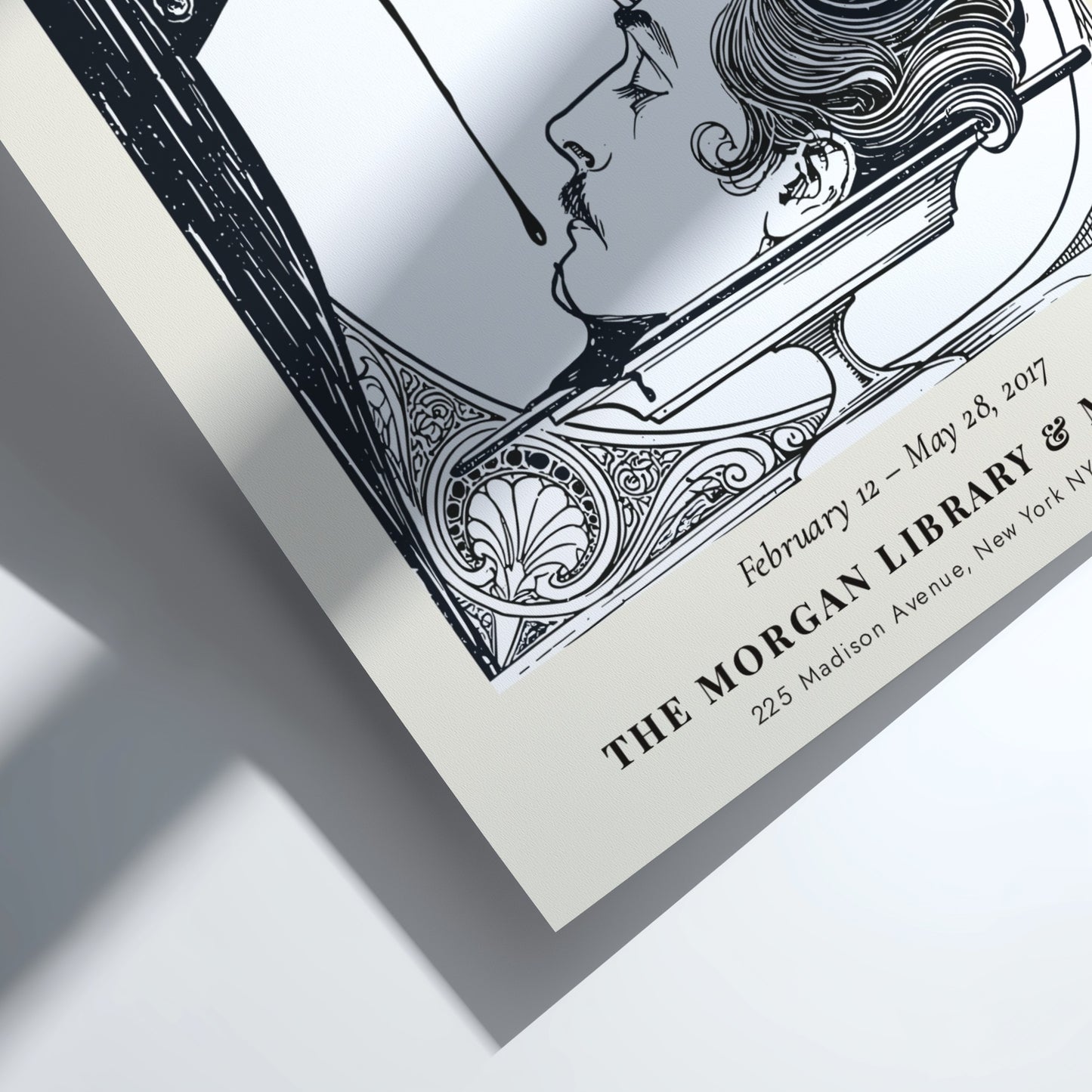 Aubrey Beardsley poster featuring The Dancer's Reward with intricate line work and dramatic contrasts