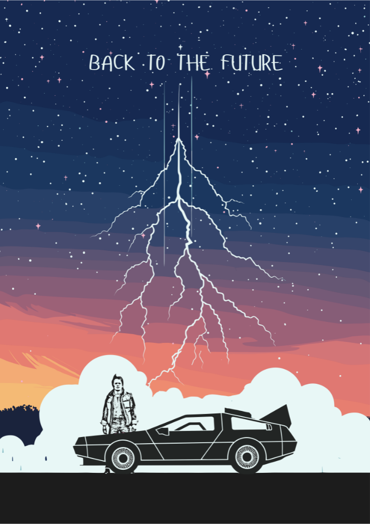 Back to the Future Movie Poster - Classic Movies Artwork