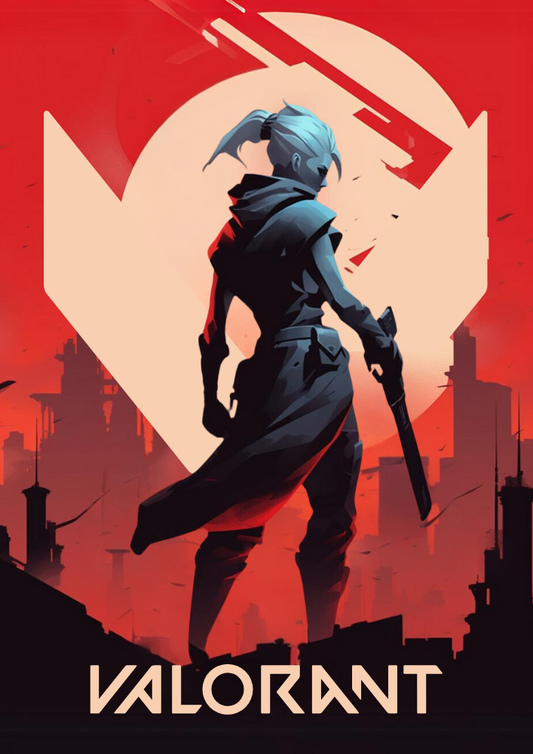 Affiche Valorant – Décoration murale de jeu FPS tactique