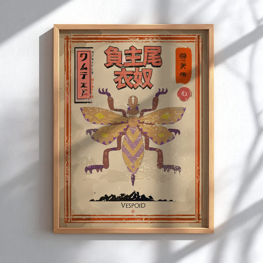 Vespoid Poster - Monster Hunter Wall Art Print