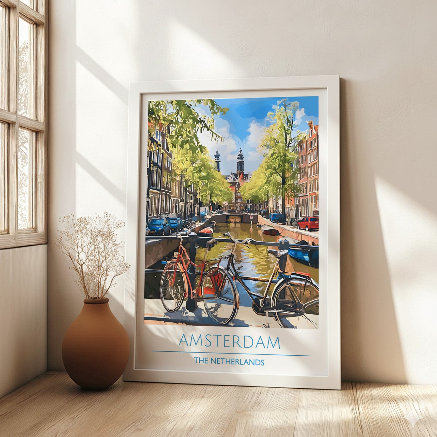 Amsterdam, Netherlands: The Cycle – Modern Travel Art