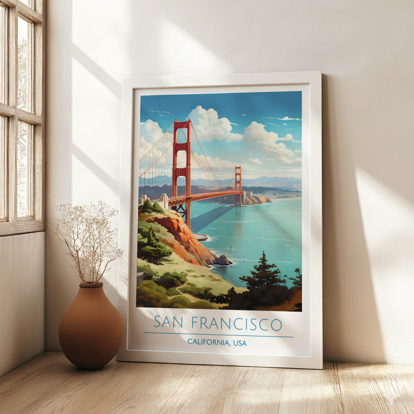 San Francisco, California: The Meridian – Modern Travel Art