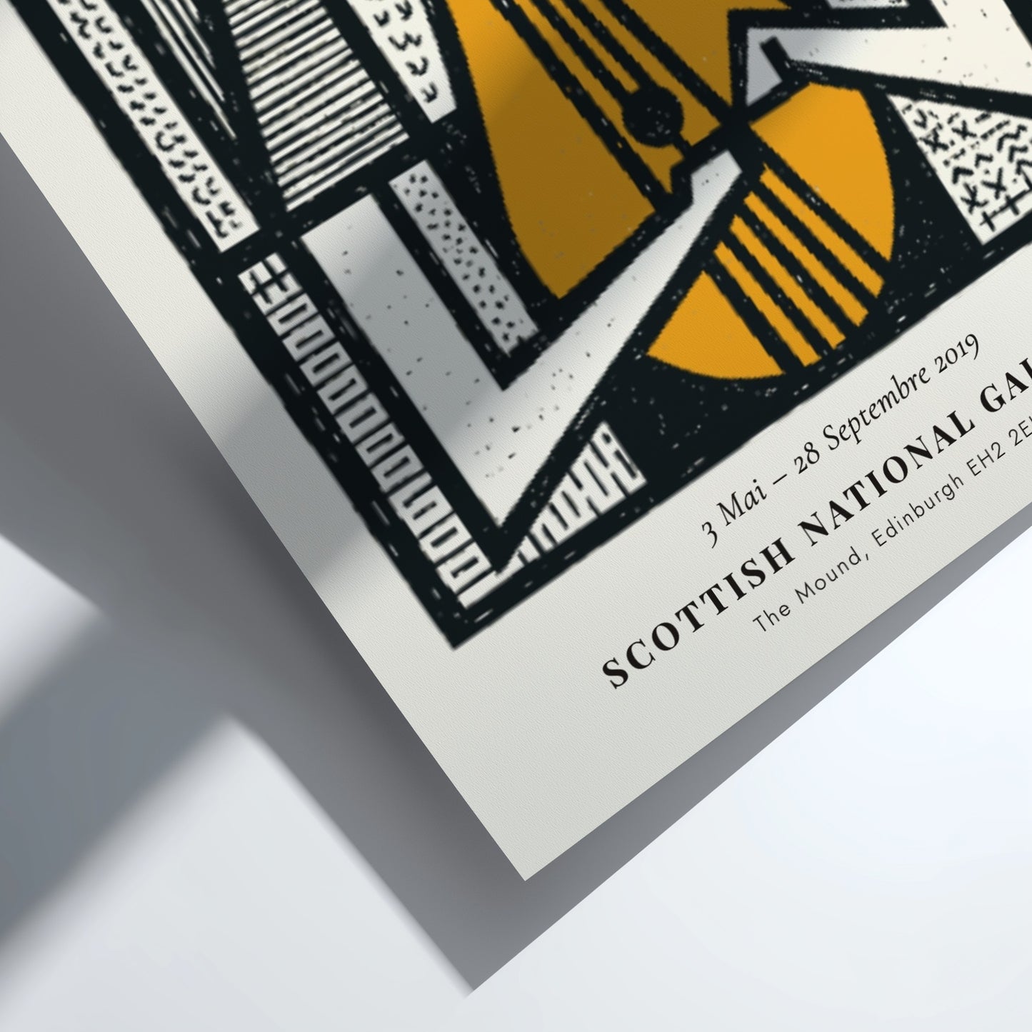 Woman with Mandolin poster featuring bold lines and warm colors, inspired by Picasso's unique style.
