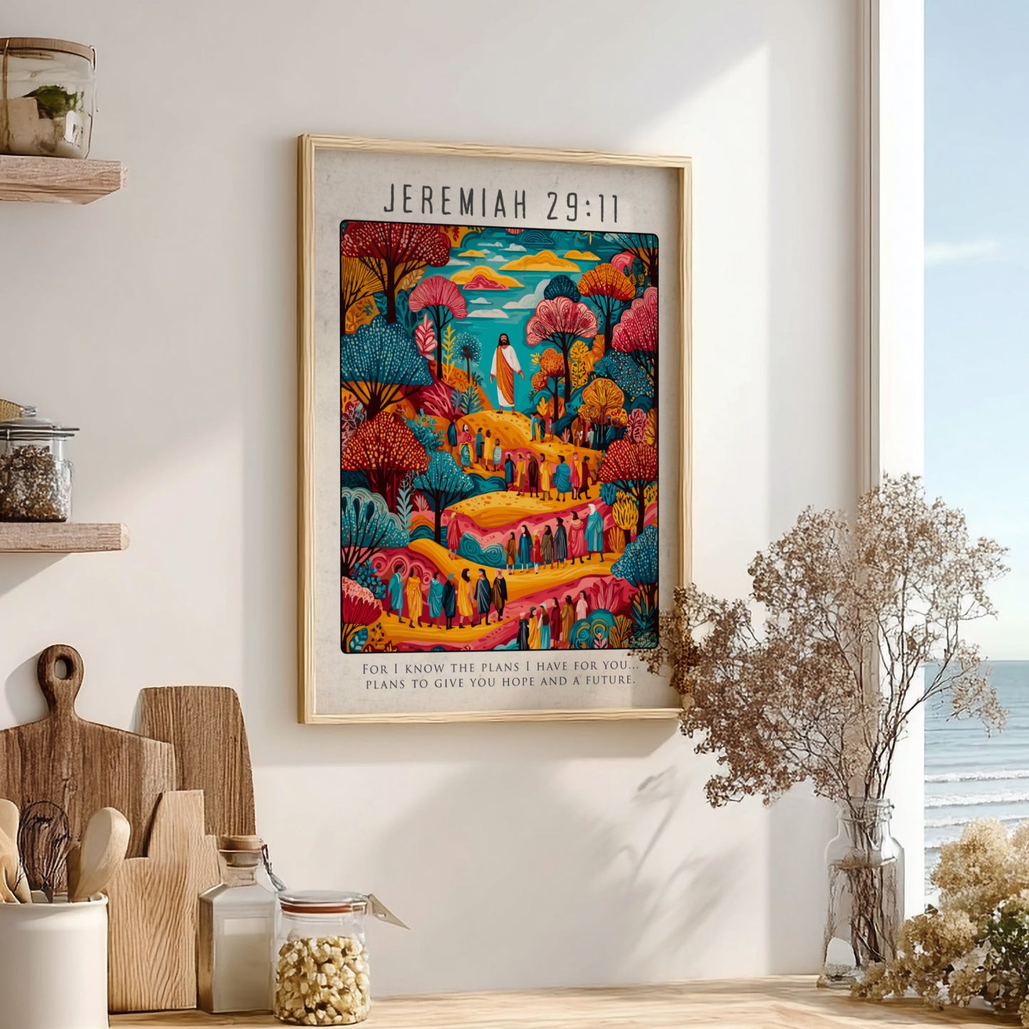 Jeremiah 29:11: The Blueprint β Modern Minimalist Scripture Art
