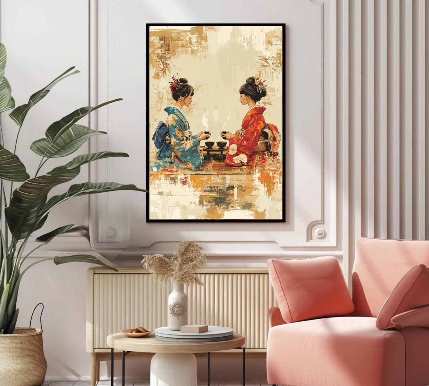 Zen Japanese Tea Ceremony Poster, Tea Ceremony Japan Poster, Chado Poster, Chanoyu Poster, Home Décor, Matcha Tea