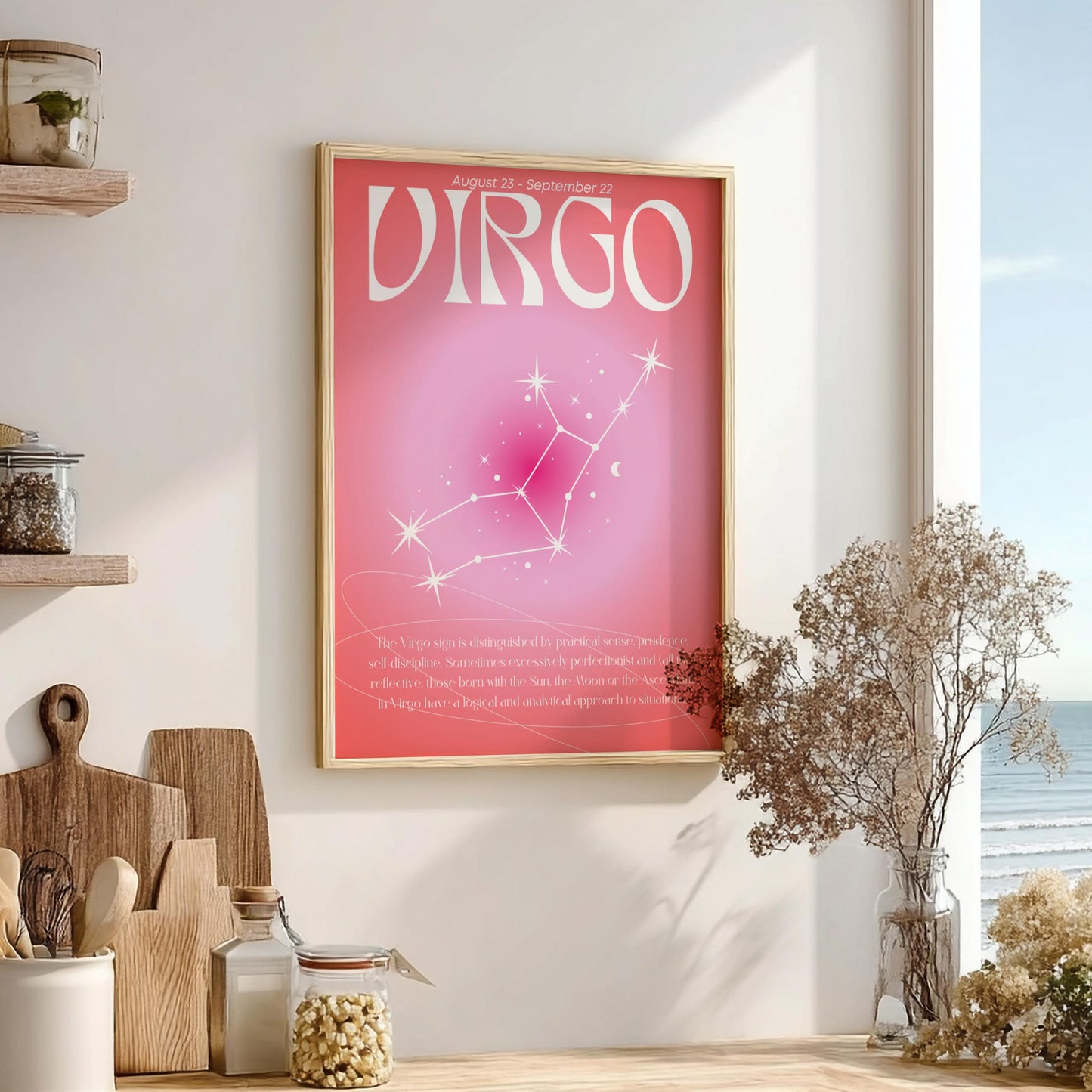 Virgo - The Alchemist - Zodiac Aura Art Print