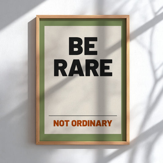 Motivational quotes poster featuring bold typography and an earthy palette, perfect for inspiring home decor.