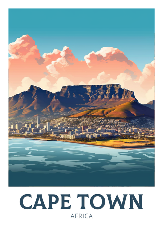 Impression vintage du Cap - Coastal SA Design