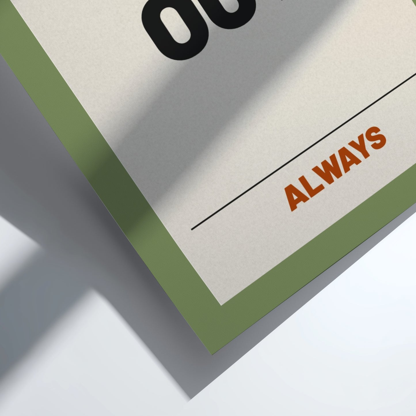 Motivational quotes poster featuring bold typography in neutral colors, perfect for home decor.