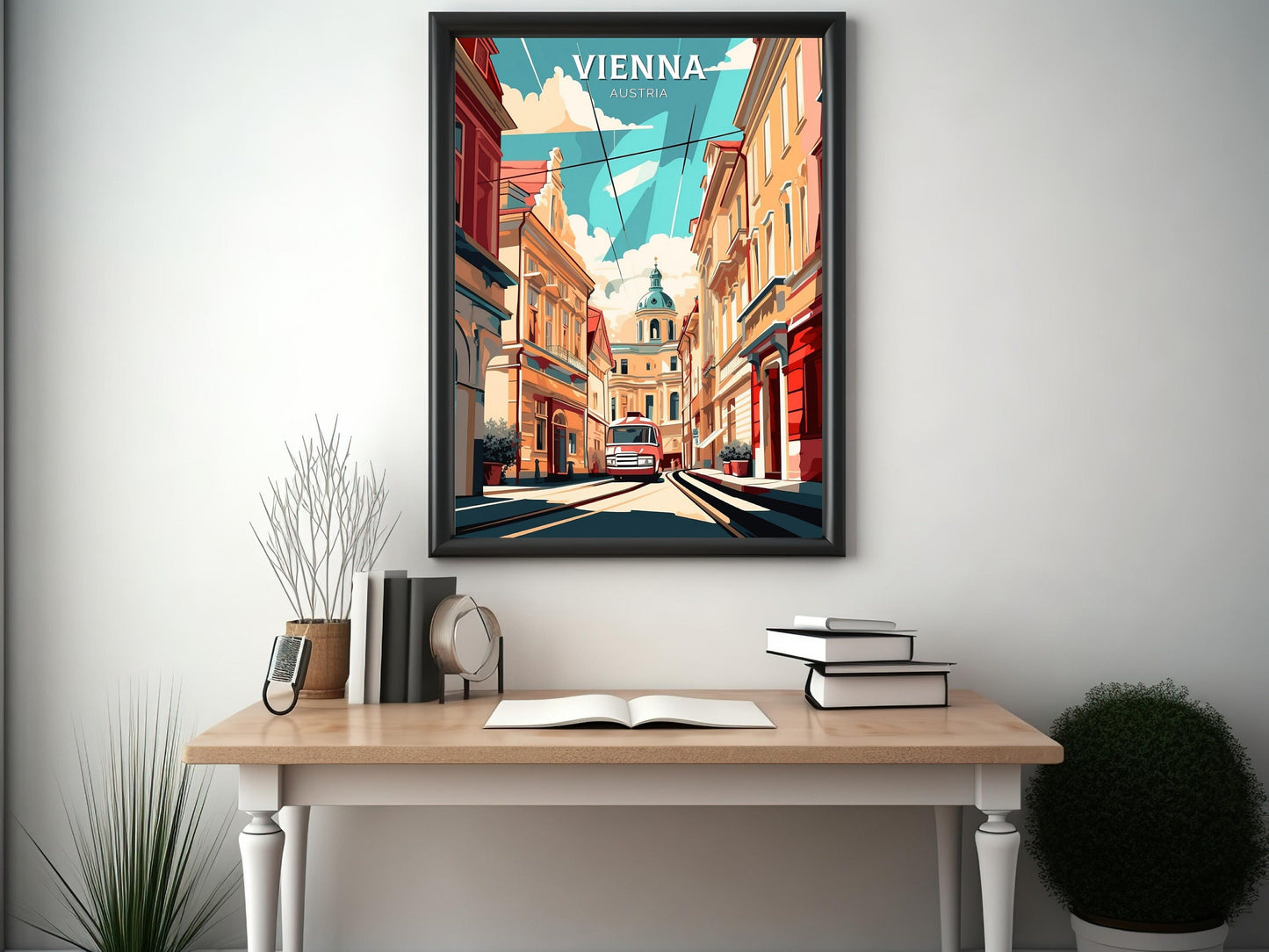 Vienna Poster | Vienna Print | Vienna Illustration | Vienna Wall Art | Vienna Austria Print | Vienna Home Decor | Wall Hangings ID 066