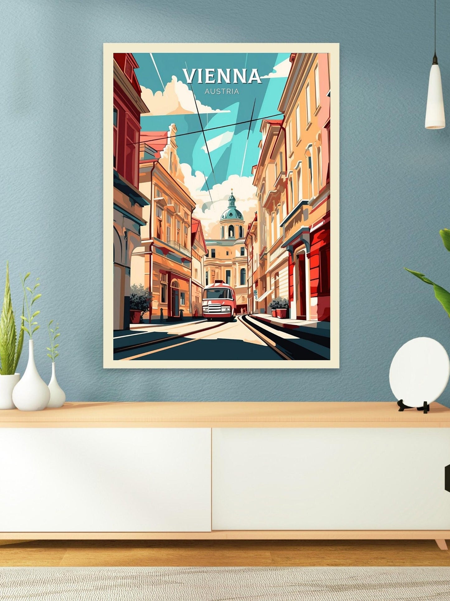 Vienna Poster | Vienna Print | Vienna Illustration | Vienna Wall Art | Vienna Austria Print | Vienna Home Decor | Wall Hangings ID 066