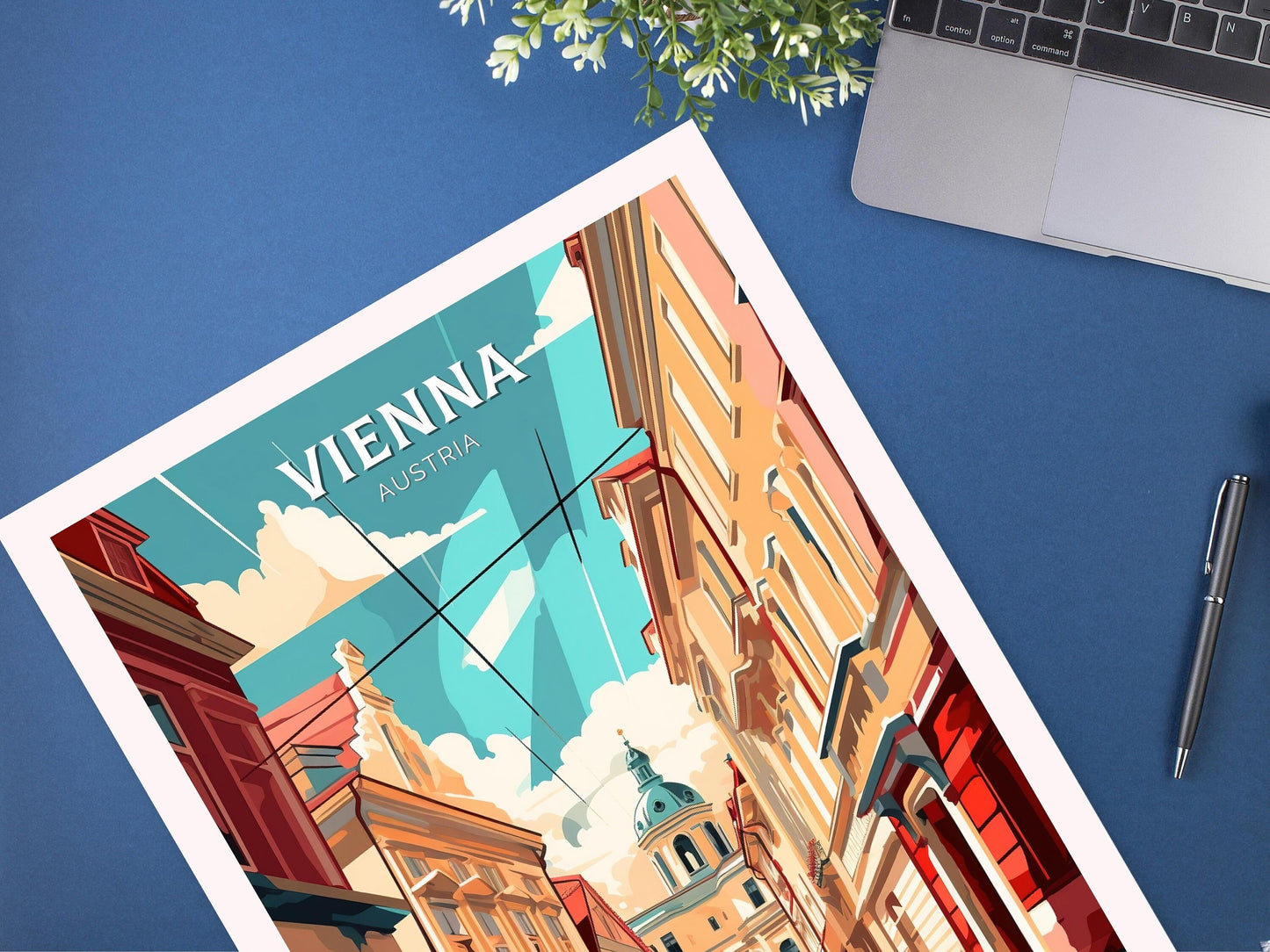 Vienna Poster | Vienna Print | Vienna Illustration | Vienna Wall Art | Vienna Austria Print | Vienna Home Decor | Wall Hangings ID 066