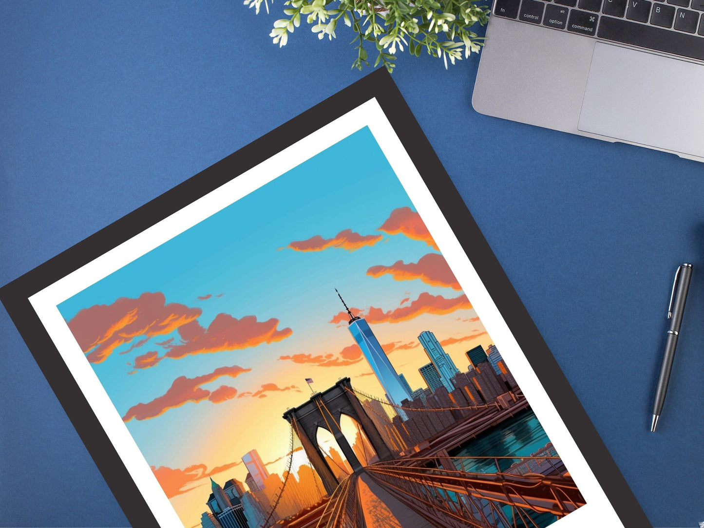 Brooklyn Travel Print | Brooklyn Travel Poster | Brooklyn Design | Brooklyn Wall Art | City Landscape Print | Brooklyn Travel Print | ID 186