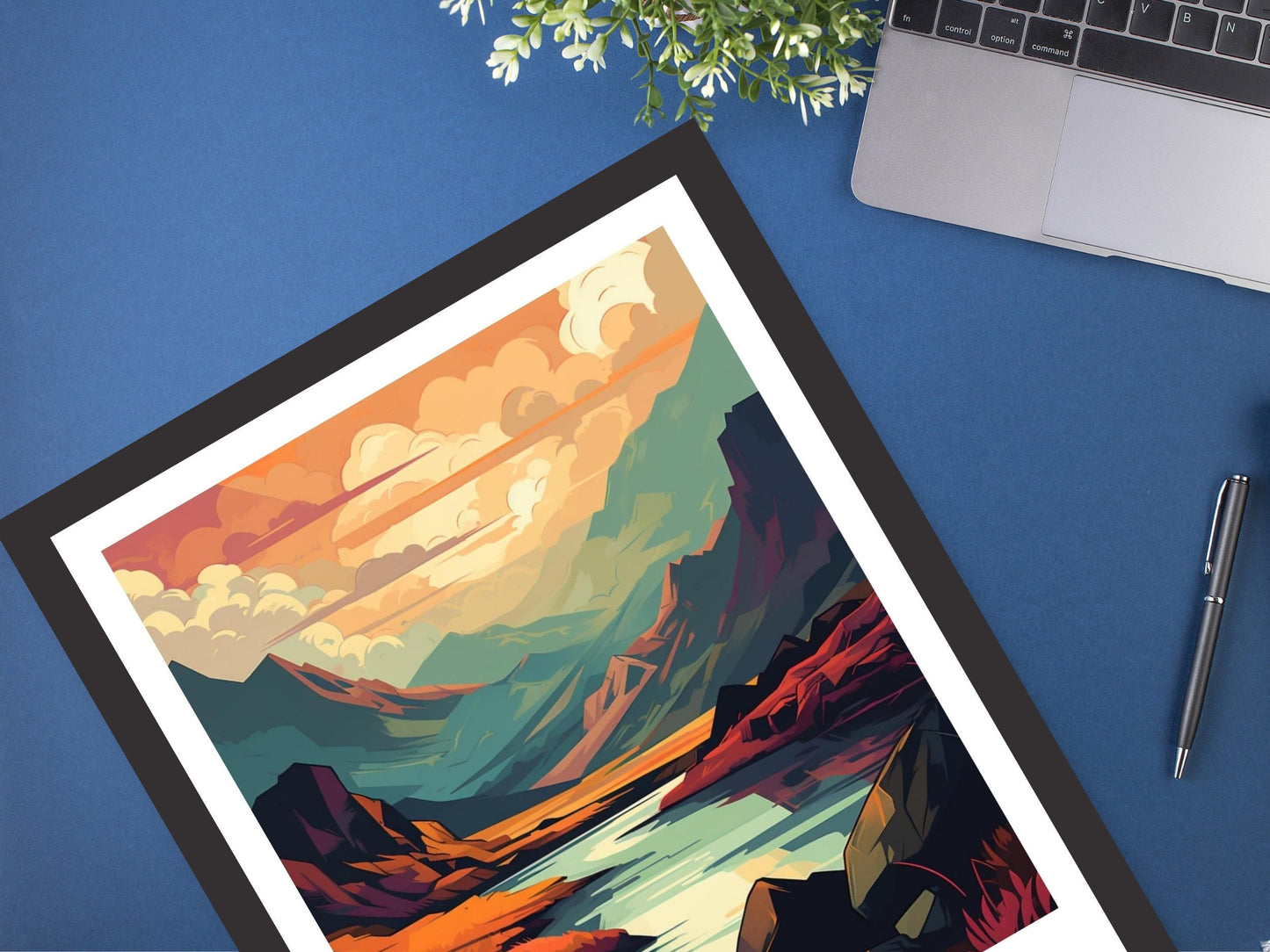 Snowdonia Travel Poster | Snowdonia Illustration | SnowdoniaWall Art | Walles Poster | Snowdonia Home Décor | Snowdonia Print | ID 245