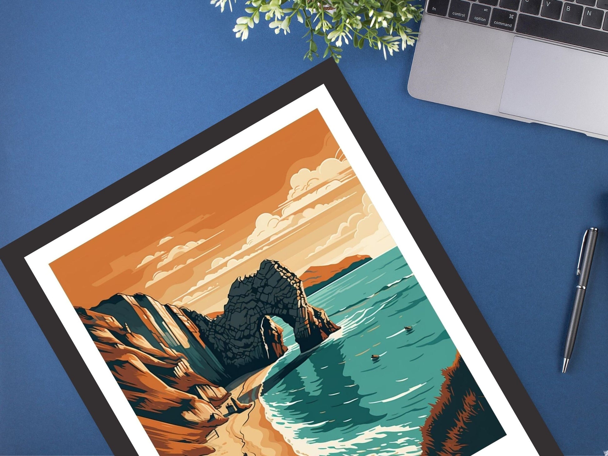 Dorset Travel Poster | Dorset Travel Print | Dorset Wall Art | England Print | England Home Decor | Dorset Poster | Travel gift | ID 155