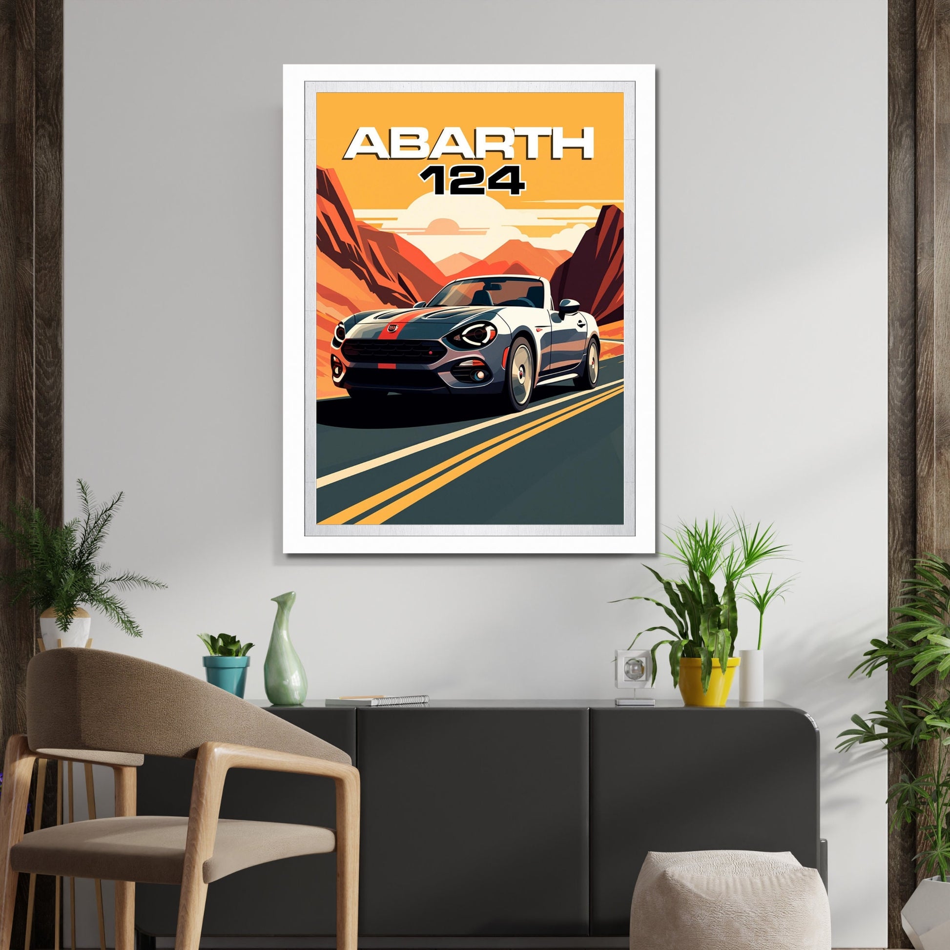 Abarth 124 Car Art