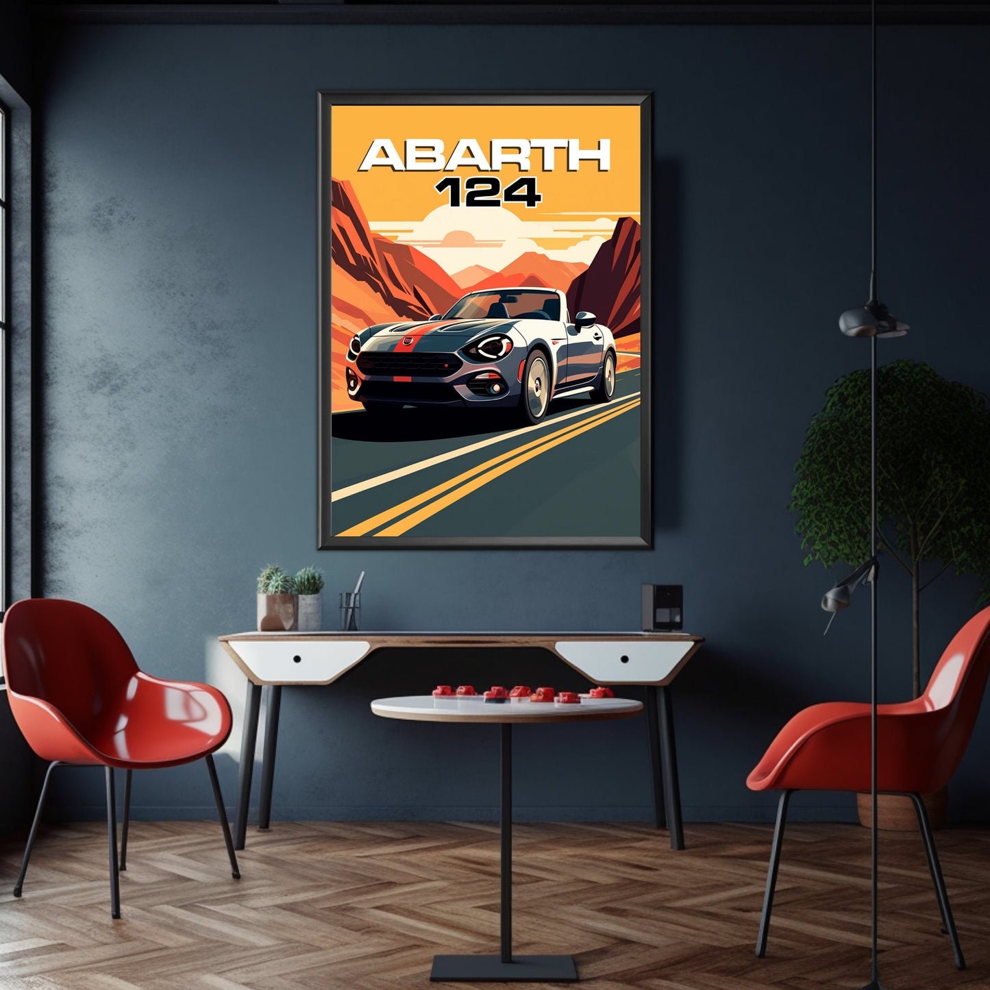 Abarth 124 Car Art