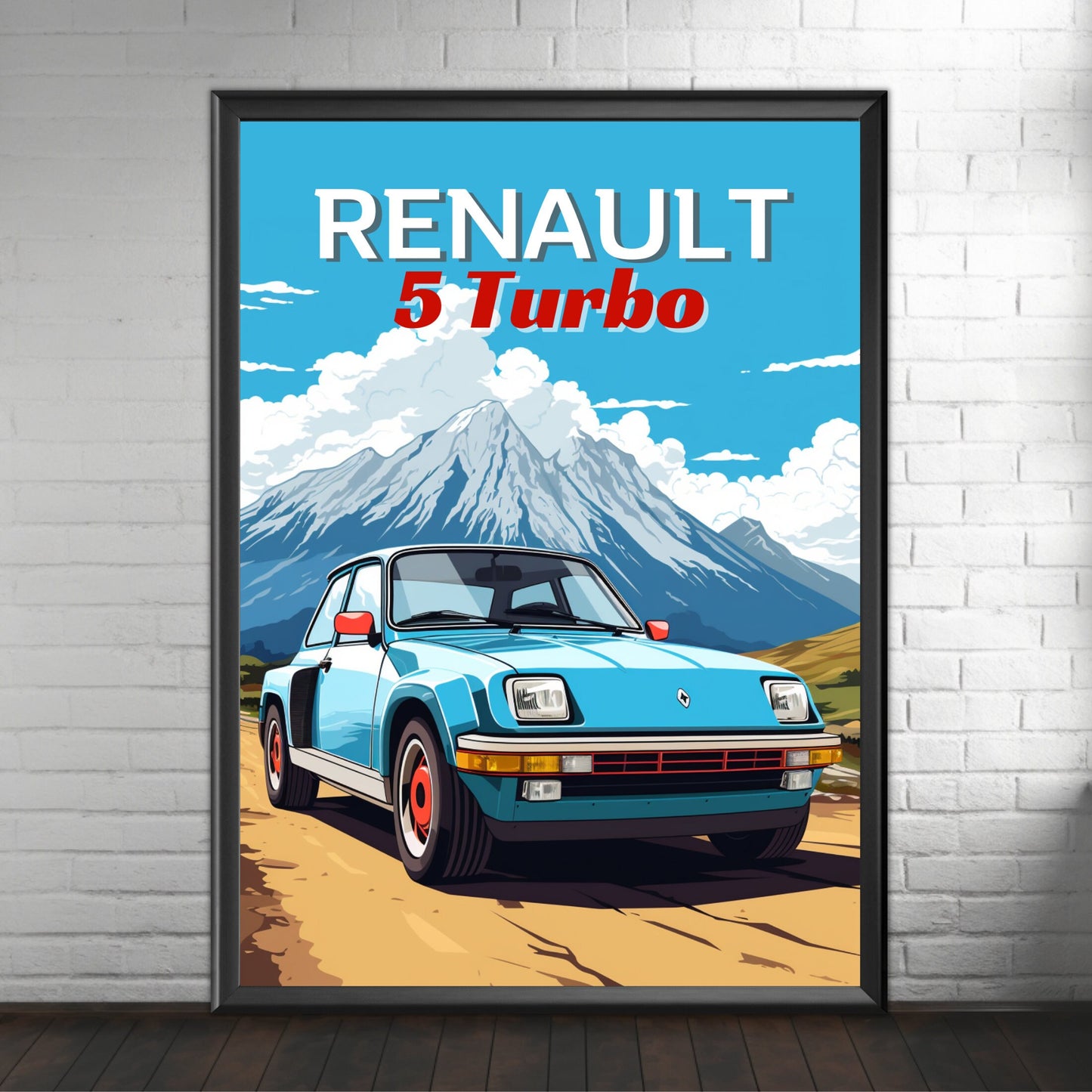 1980s Renault 5 Turbo Print
